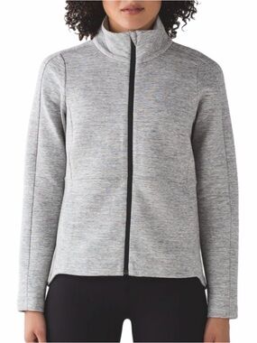 Lululemon Going Places Jacket - Heathered Medium Grey Size 4 NWOT